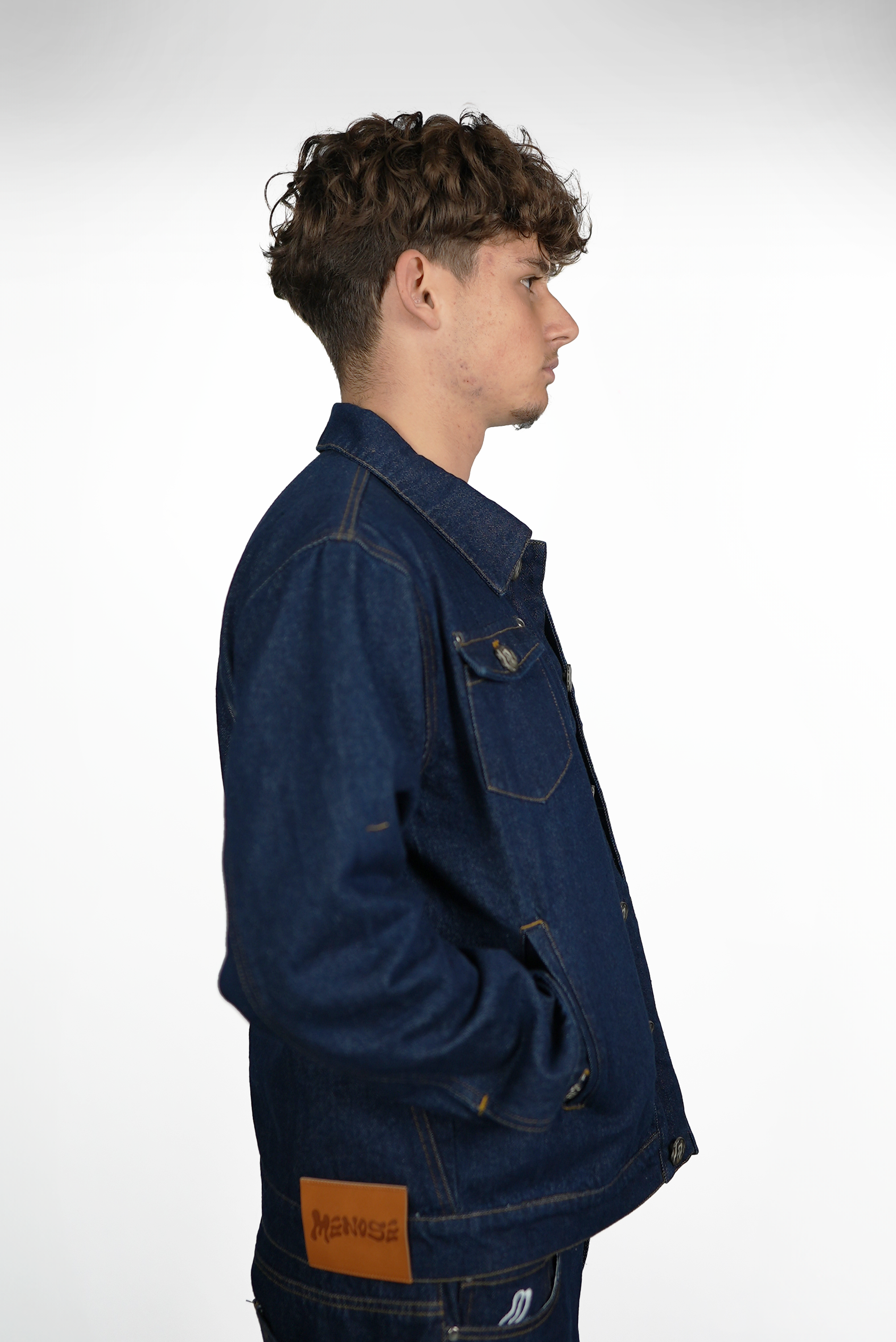 VESTE EN JEAN BLEU MARINE